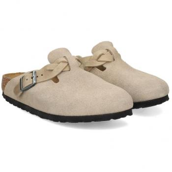 Zoccoli Boston Birkenstock Braided Taupe EU 35