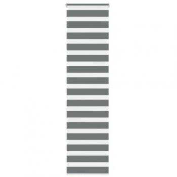 Store zèbre gris foncé polyester 60,9 cm