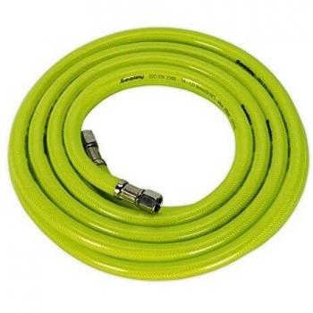 Sealey AHFC5 | Air Hose High Visibility 5mtr x Ø8mm with 1/4BSP Unions
