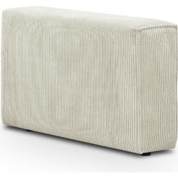 Support latéral Homifab velours côtelé beige – 25×60×101 cm