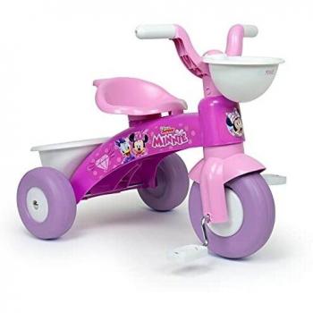 Triciclo Minnie Mouse con Cestino Anteriore e Posteriore