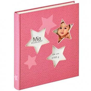 Walther Estrella Babyalbum Roze met 50 pagina's