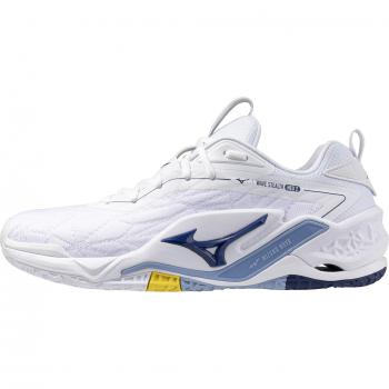 Men's Mizuno Wave Stealth Neo Handball Shoes (White, 47)