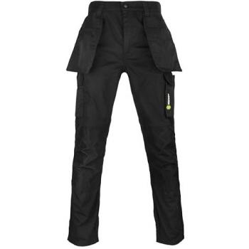 Beeswift Flex Stretch Ripstop Utility Work Trousers Black 34R