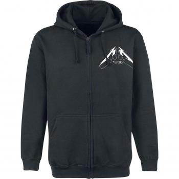 Sweat à capuche zippé « Metallica » – Master Of Puppets Faded – Tailles M‑XXL – Hommes – Noir