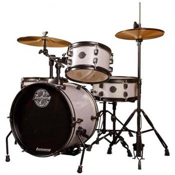 Questlove White Sparkle Ludwig Pocket Kit + Free Instruction