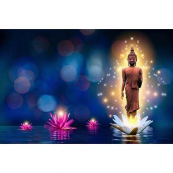 Papermoon „Buddha Figur“ Vlies-Wanddekoration