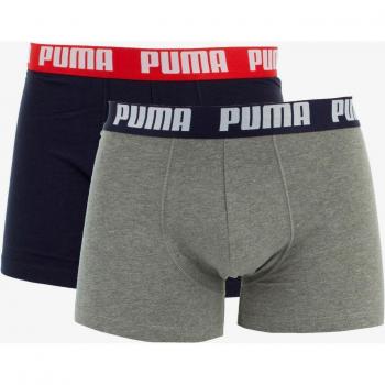 Puma Boxers Basic 2 Unità Blu / Grigio Melange S