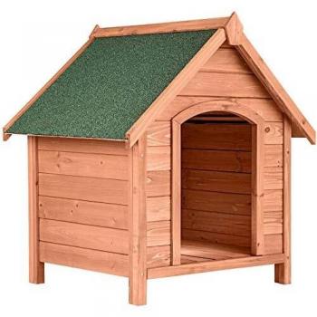Hundehütte Holz XXL Massiv Hundehaus Hundehöhle Hundehäuschen Outdoor Spitzdach