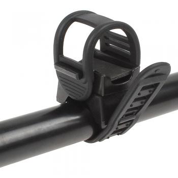 Montaje de linterna 360 grados para bicicleta