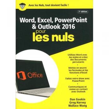 Word, Excel, PowerPoint & Outlook 2016 pour les nuls