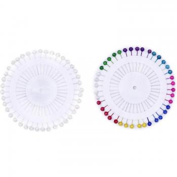 200PCS Colorful Head Pins for Sewing and Quilting