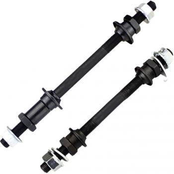 Steel Bicycle Wheel Hub Axle Set