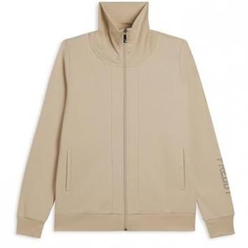 Felpa con Zip e Collo Alto Risvoltabile