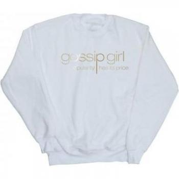Felpa con Logo Oro Gossip Girl per Donne