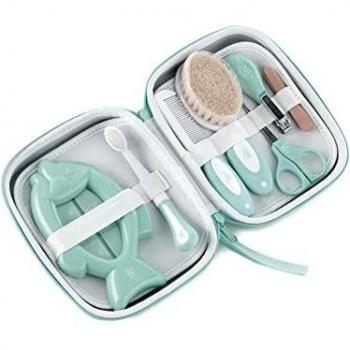 Kit igiene Jane mint con beauty case verde