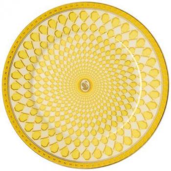 Swarovski Dîner en Porcelaine Jaune Signum