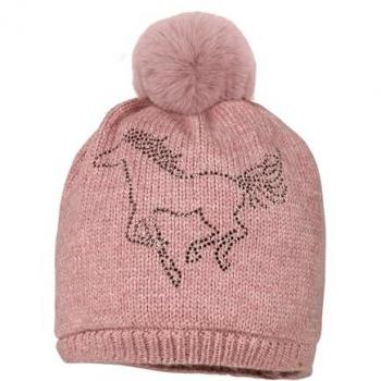 Maximo Winter-Mädchenpferdmütze „Pink Sparkle“ – Größe 53