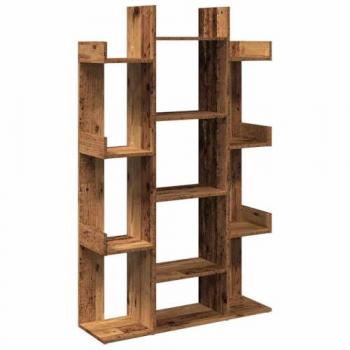 Estantería Moderna de Madera Antigua 86x25,5x140 cm