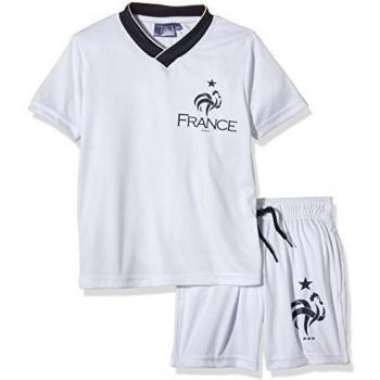 FFF EP1012 Benzema conjunto de piezas de 2-Camiseta de manga corta para niño, color blanco (8 años, 8Y)