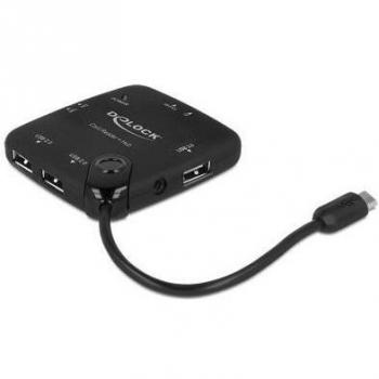 Delock lecteur de carte mémoire USB 2.0 Noir