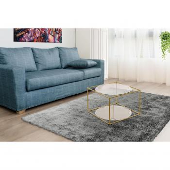 Cody Beistelltisch in Grau und Gold