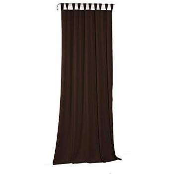 Wirth Brown Opaque Curtain Panel 132 cm x 245 cm