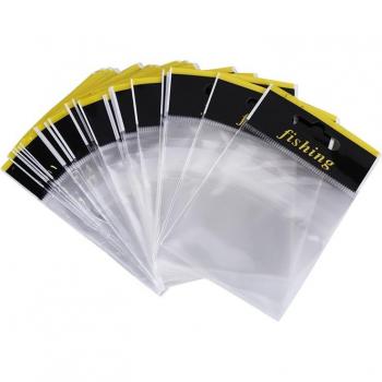 Emballage de 100 sacs Ziplock pour leurres de pêche en plastique