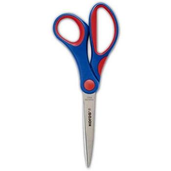 SoftGrip Forbici Kores 17 cm Blu Rosso
