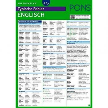 PONS Typische Fehler auf einen Blick Englisch