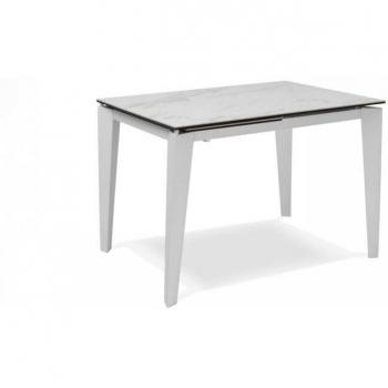 Mesa de Cerámica Blanca Mármol IPERBRIKO 120-170 cm