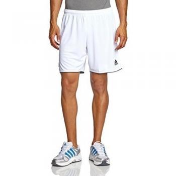 Calzonas de fútbol adidas Parma II SHT WO para hombre, blanco/negro, talla M