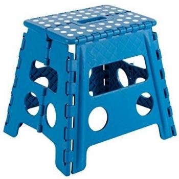 Sgabello Pieghevole Versatile Blu 32 x 29 cm