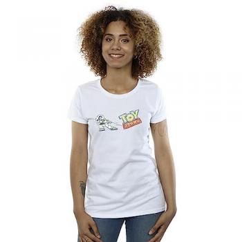 Women’s Buzz Lightyear Graphic Tee – White (Large)