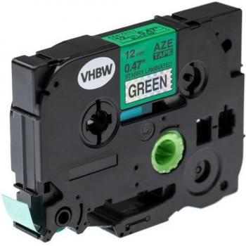 P-touch 1005f/Nano 12mm Nastro Nero su Verde VHBW