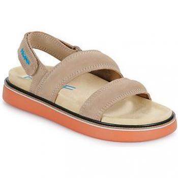 Sandales HOFF ROAD en cuir camel pour femme