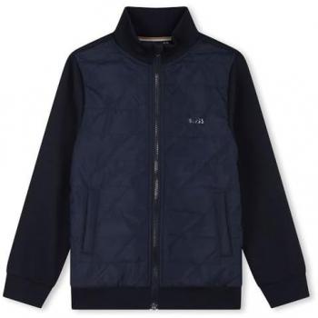 Boss Cardigan Double Tissu Zippé Bleu 6 ans Garçon – Kids Around