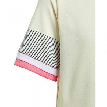 T-shirt de sport Adidas Roland Garros pour garçon, Beige, Corail