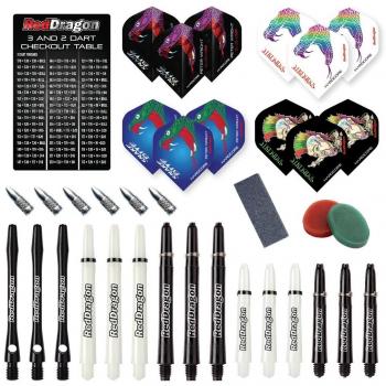 Red Dragon Peter Wright Darts: Snakebite Complete Accessories