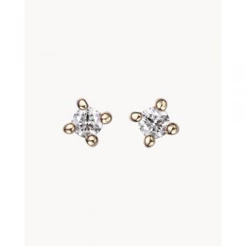 Pendientes Apodemia Oro Amarillo Classic Xs