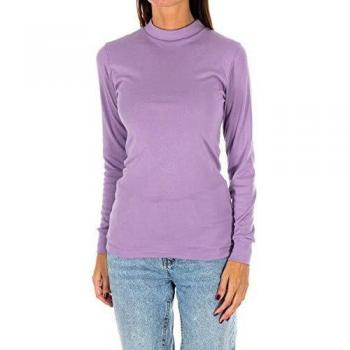 Camiseta Kisses And Love Manga Longa 1625-M-MALVA para Mulheres