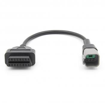 Adaptador Diagnóstico Motocicleta 6 a 16 Pines OBD2