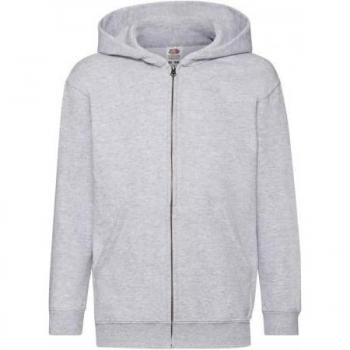 Fruit of the Loom Kids Grey Heather Hoodie 14-15
