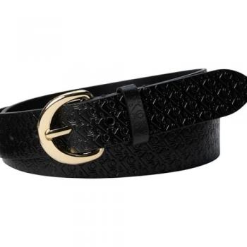 Cintura Calvino KL Classic con fibbia AOP 30mm nero