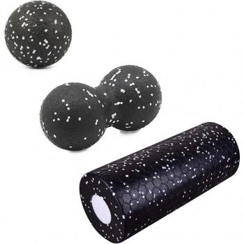 Dual Peanut Foam Roller Set