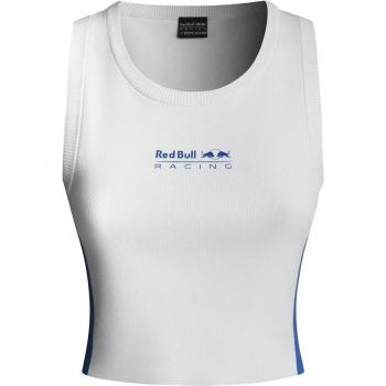 Pepe Jeans Red Bull Racing Collared Sleeveless Tee – White Blue, Medium