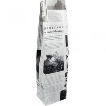 Sacs en papier pour bouteilles de vin IEZZY 10x8x41cm, 50 sacs Le Journal