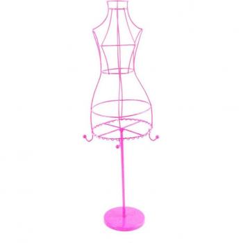 Gioielli Lily G4942: Porta-Collier Art Deco Rosa Splendente