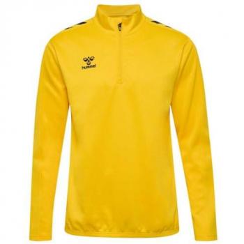 Fleecepullover Hummel Herren Trainingstop Core XK Halbzip Poly Sweat 211479 – Gelb, S