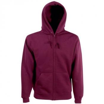 Burgundy 2XL Fruit of the Loom Men's Heavyweight Hoodie